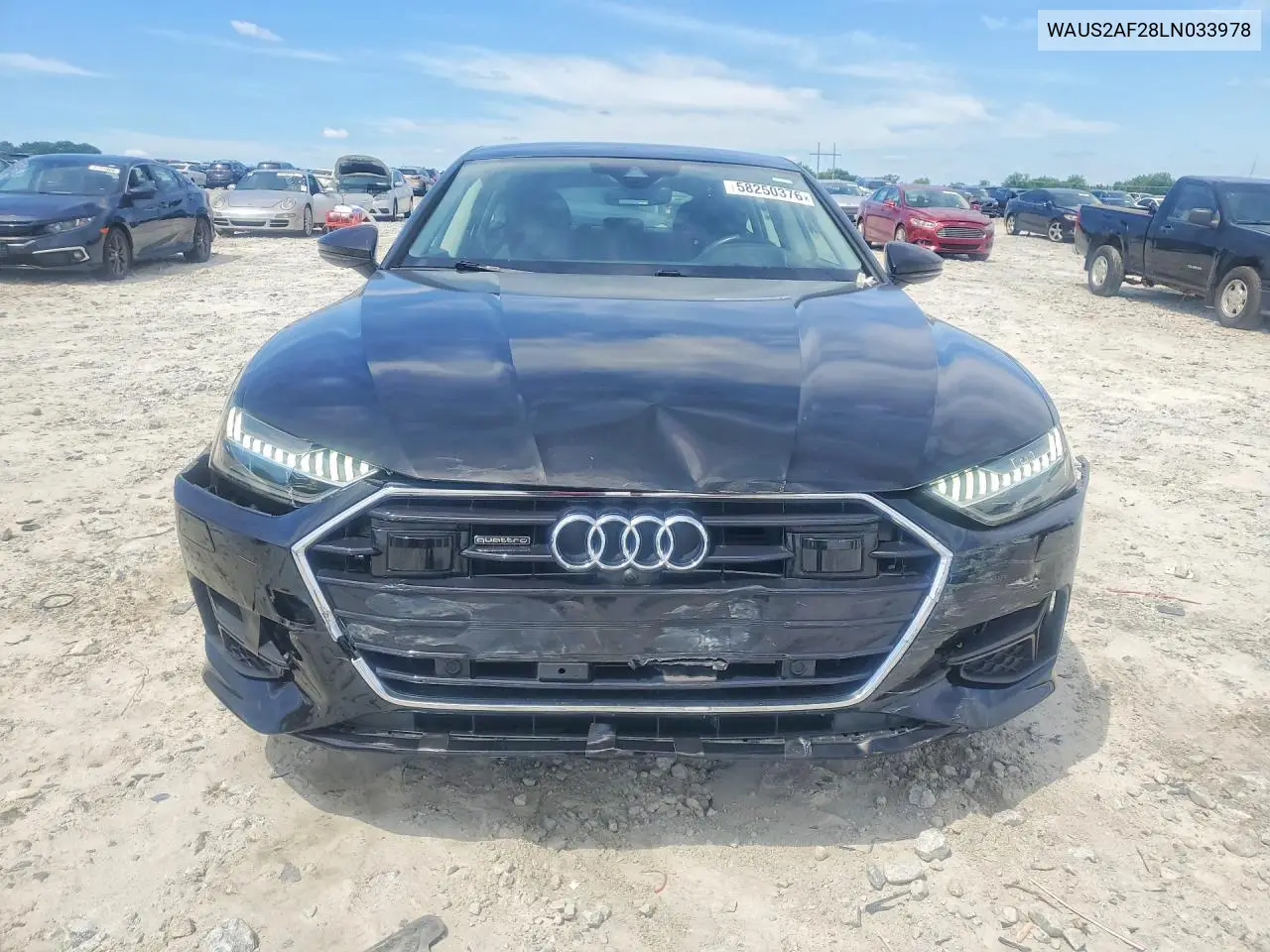 2020 Audi A7 Prestige VIN: WAUS2AF28LN033978 Lot: 58250376