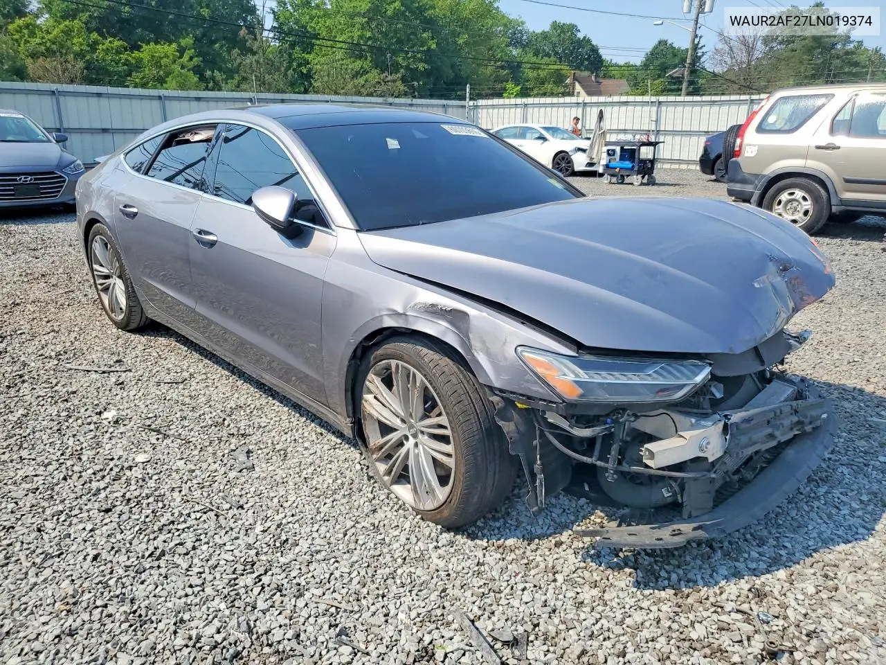 2020 Audi A7 Premium Plus VIN: WAUR2AF27LN019374 Lot: 60703616