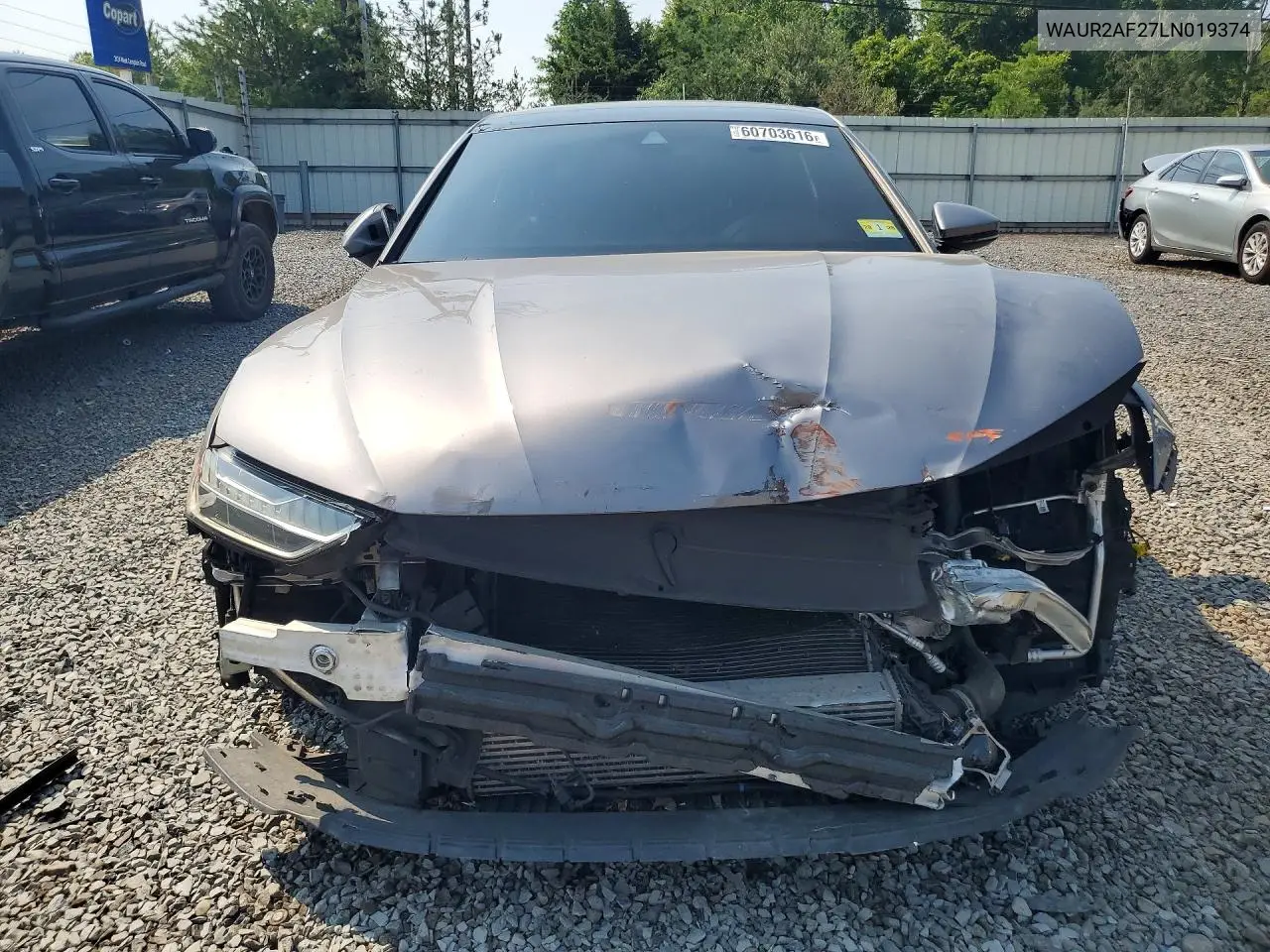 2020 Audi A7 Premium Plus VIN: WAUR2AF27LN019374 Lot: 60703616