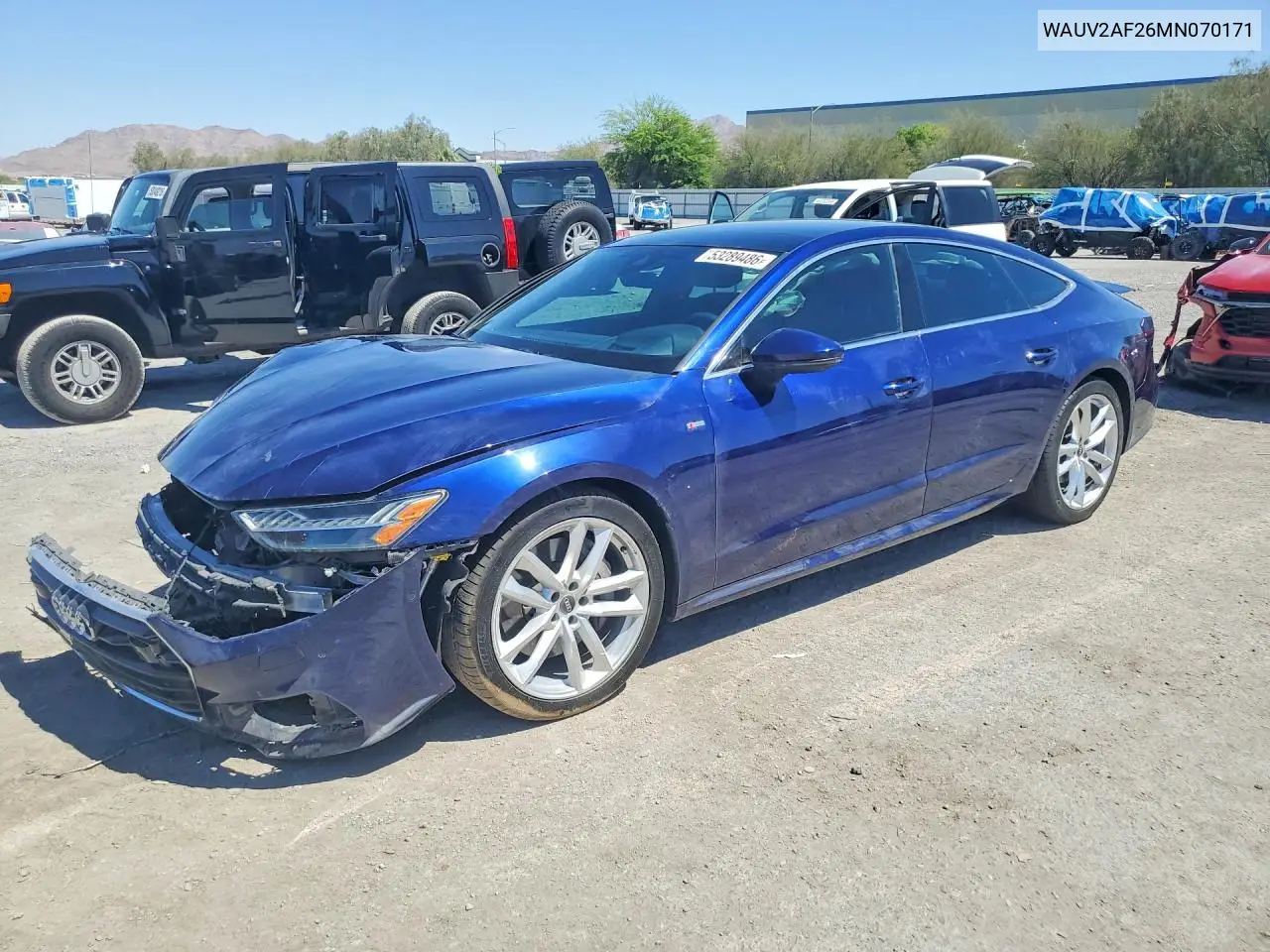 2021 Audi A7 Prestige S-Line VIN: WAUV2AF26MN070171 Lot: 53289486
