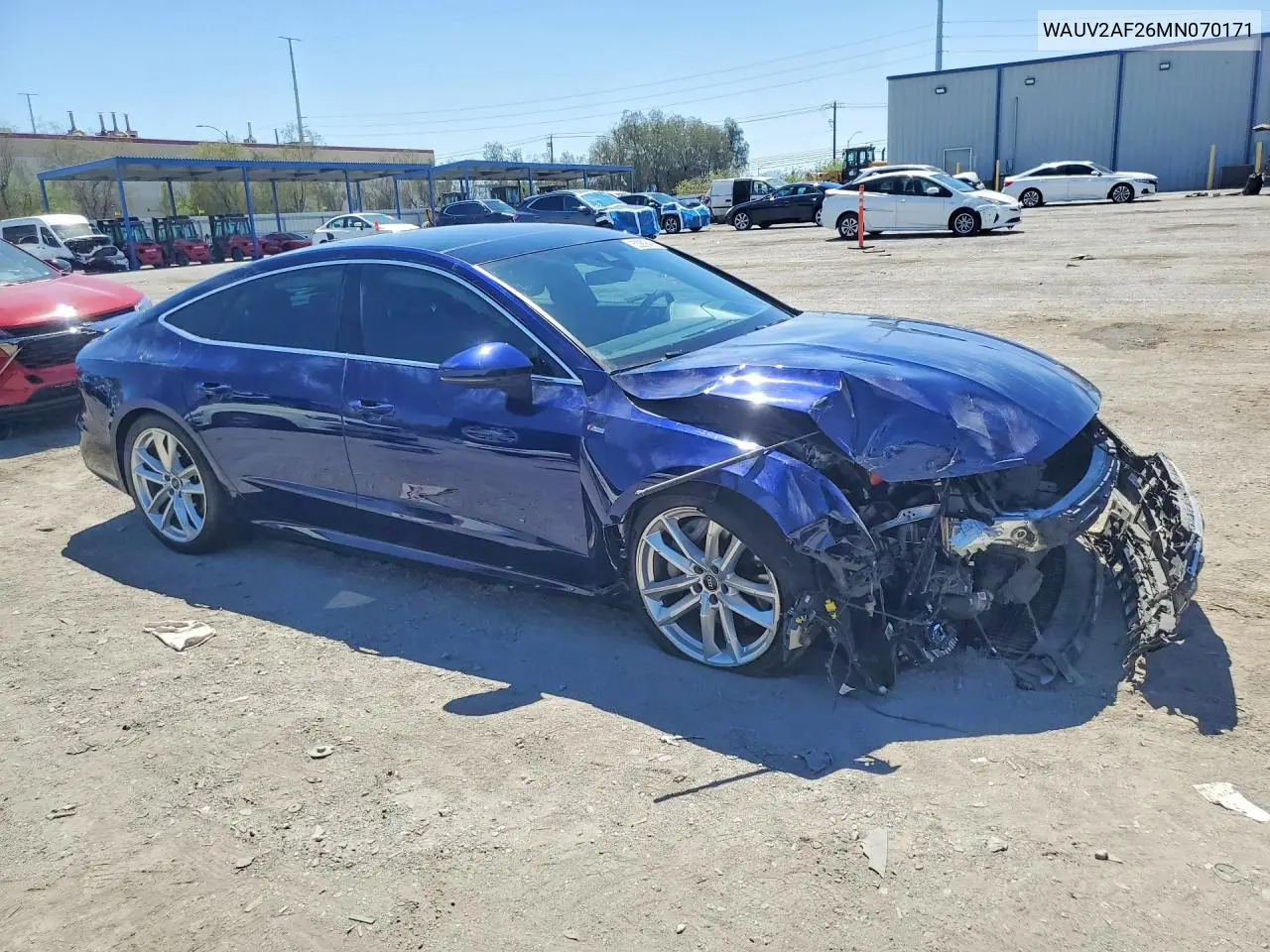 2021 Audi A7 Prestige S-Line VIN: WAUV2AF26MN070171 Lot: 53289486