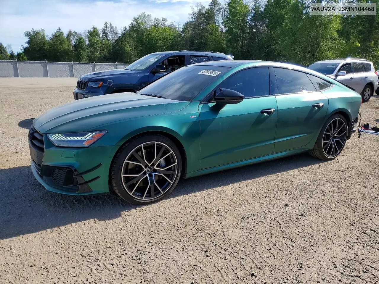 2021 Audi A7 Prestige S-Line VIN: WAUV2AF23MN104468 Lot: 57039826