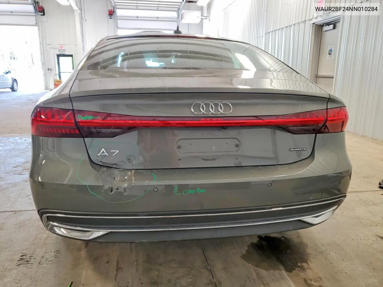 2022 Audi A7 Premium Plus VIN: WAUR2BF24NN010284 Lot: 54114626