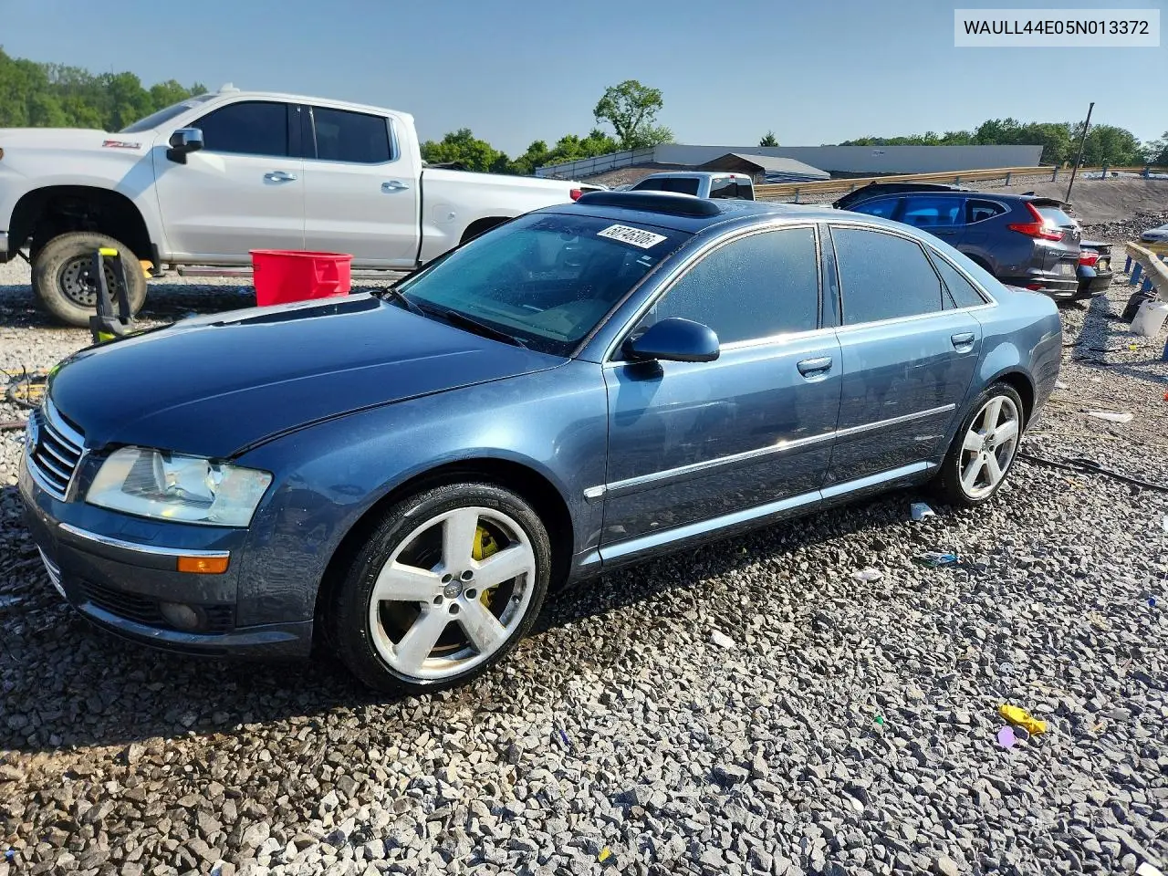 2005 Audi A8 4.2 Quattro VIN: WAULL44E05N013372 Lot: 58746306