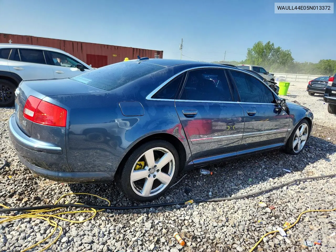 2005 Audi A8 4.2 Quattro VIN: WAULL44E05N013372 Lot: 58746306