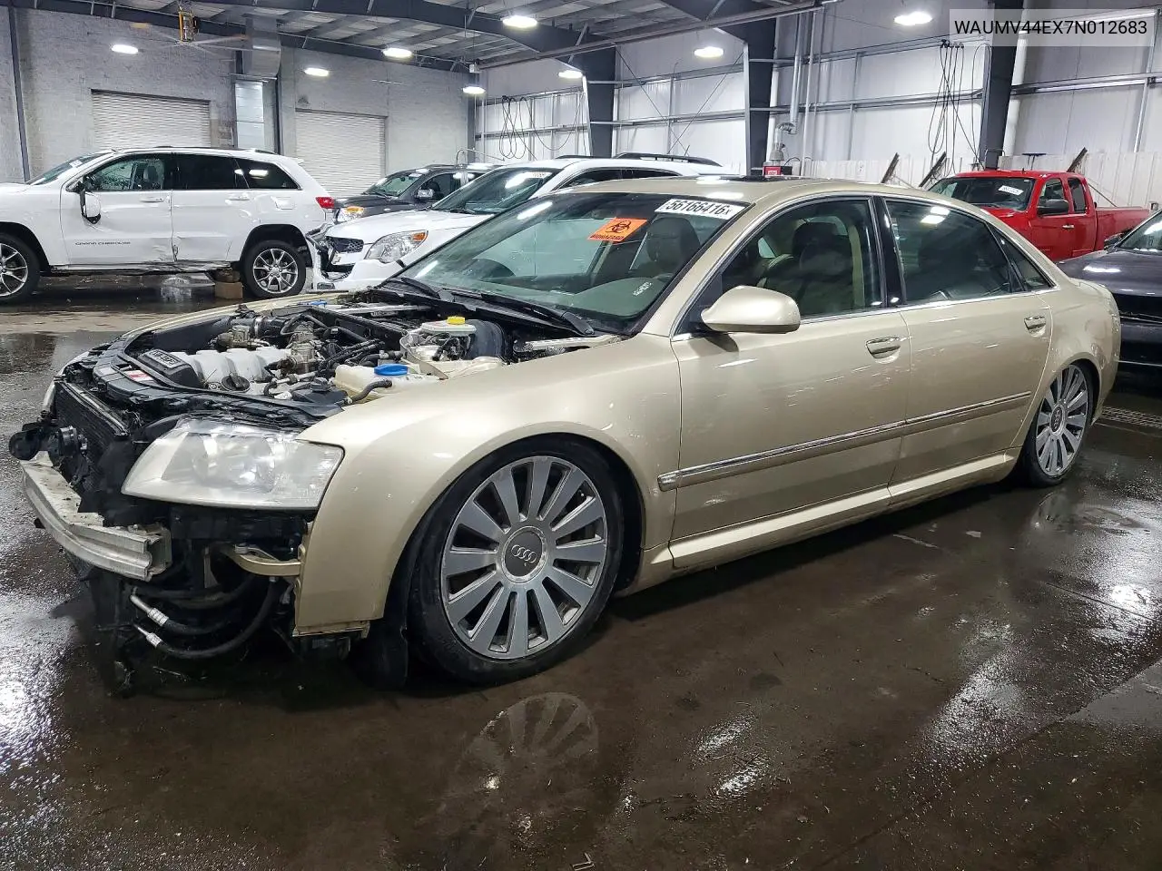 2007 Audi A8 L Quattro VIN: WAUMV44EX7N012683 Lot: 56166416