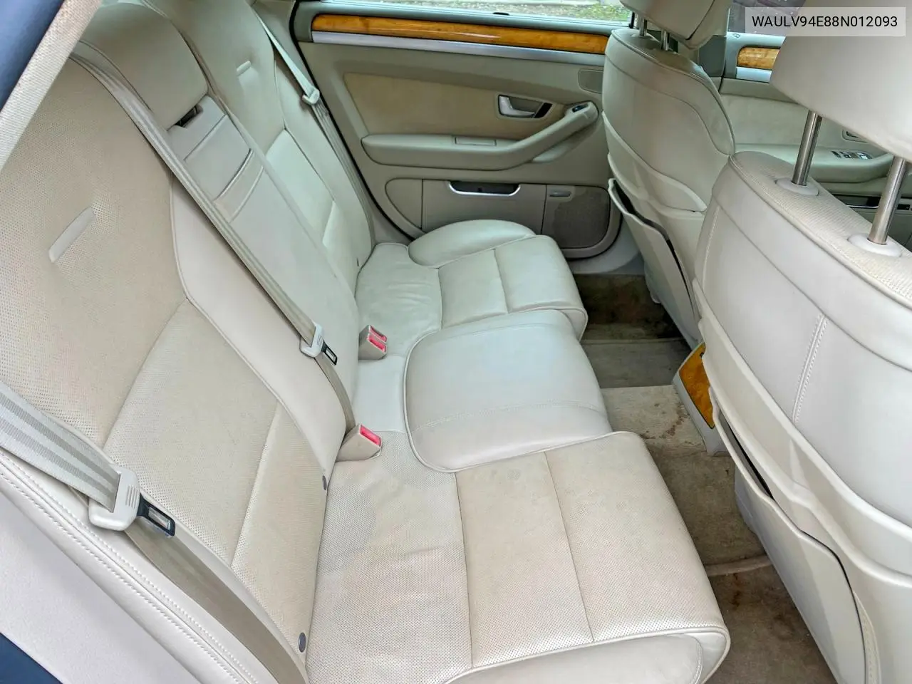 2008 Audi A8 4.2 Quattro VIN: WAULV94E88N012093 Lot: 55098146