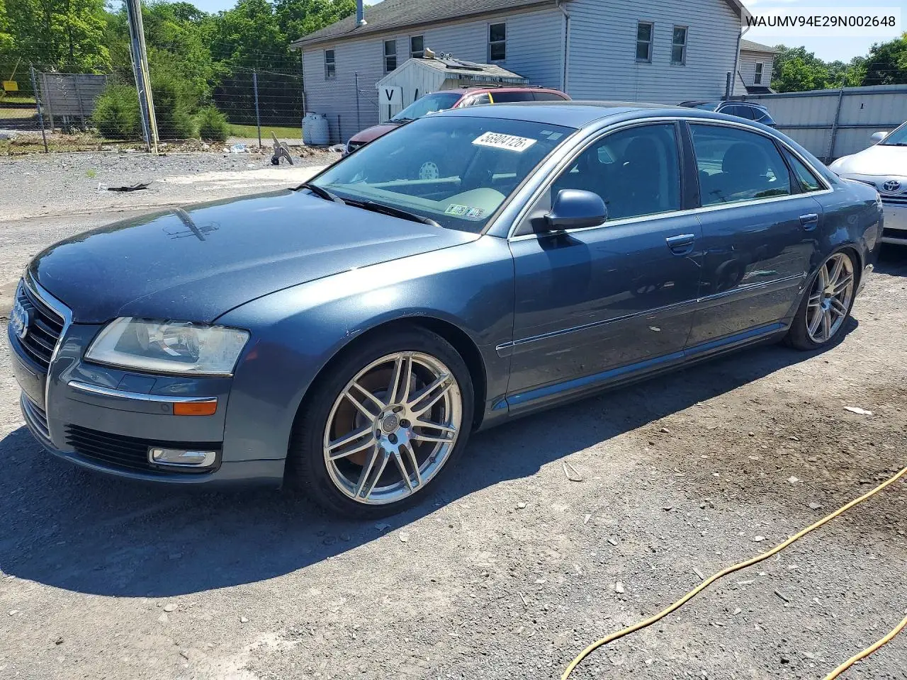 2009 Audi A8 L Quattro VIN: WAUMV94E29N002648 Lot: 56904126