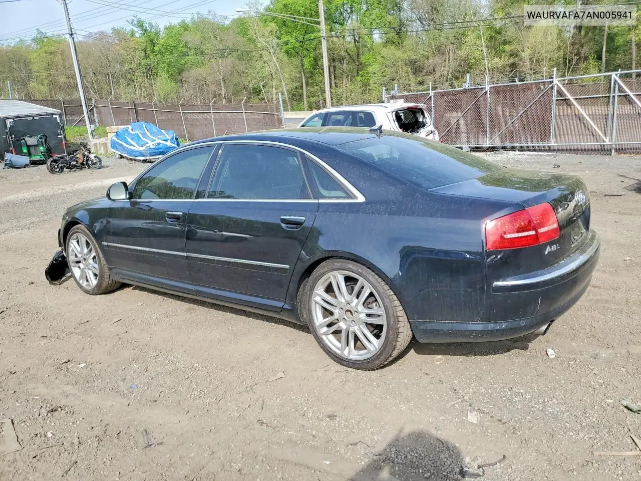 2010 Audi A8 Quattro VIN: WAURVAFA7AN005941 Lot: 47252746
