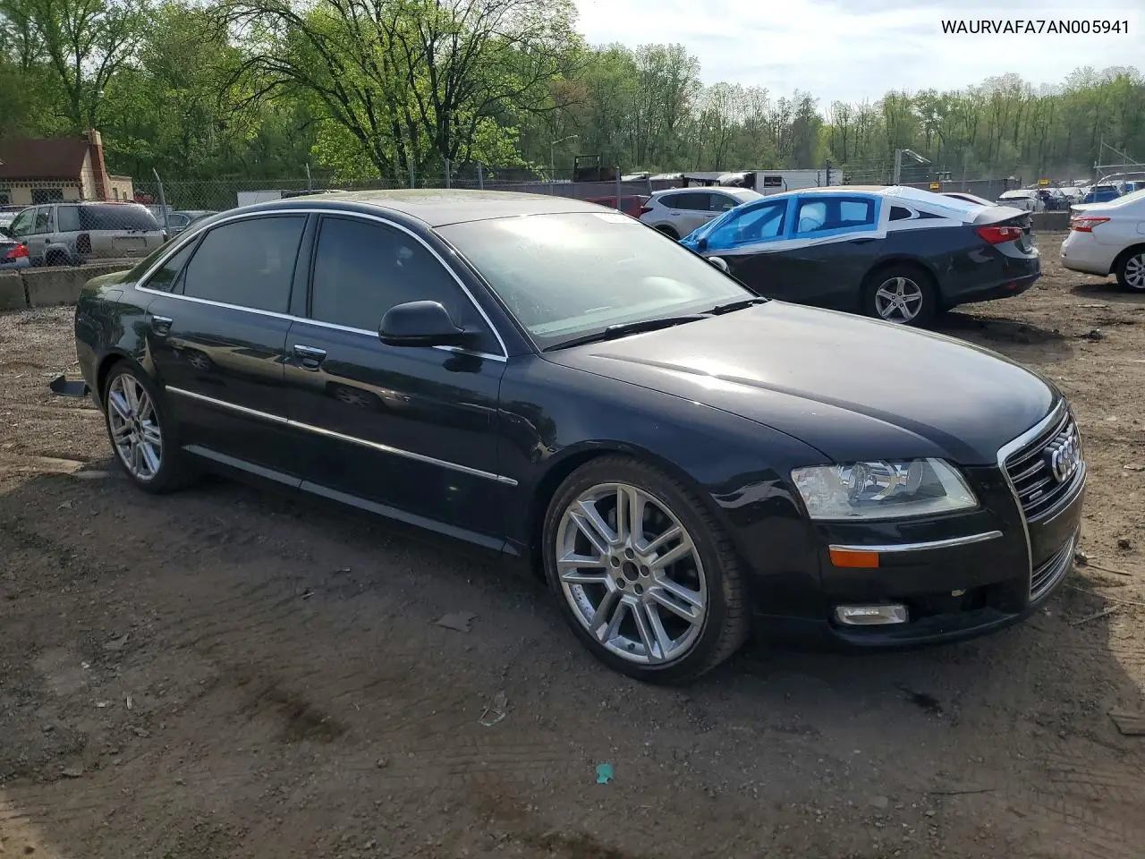 2010 Audi A8 Quattro VIN: WAURVAFA7AN005941 Lot: 47252746