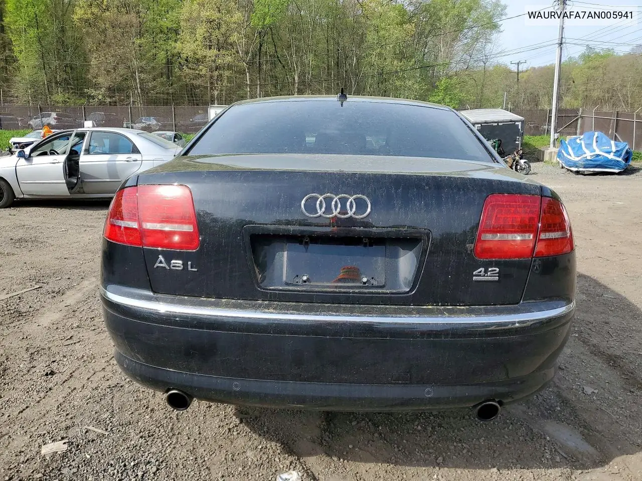 2010 Audi A8 Quattro VIN: WAURVAFA7AN005941 Lot: 47252746