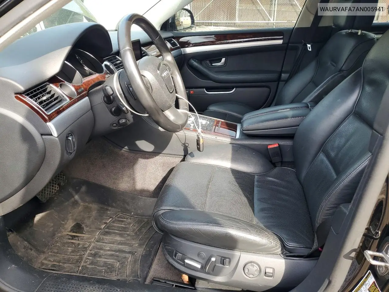 2010 Audi A8 Quattro VIN: WAURVAFA7AN005941 Lot: 47252746