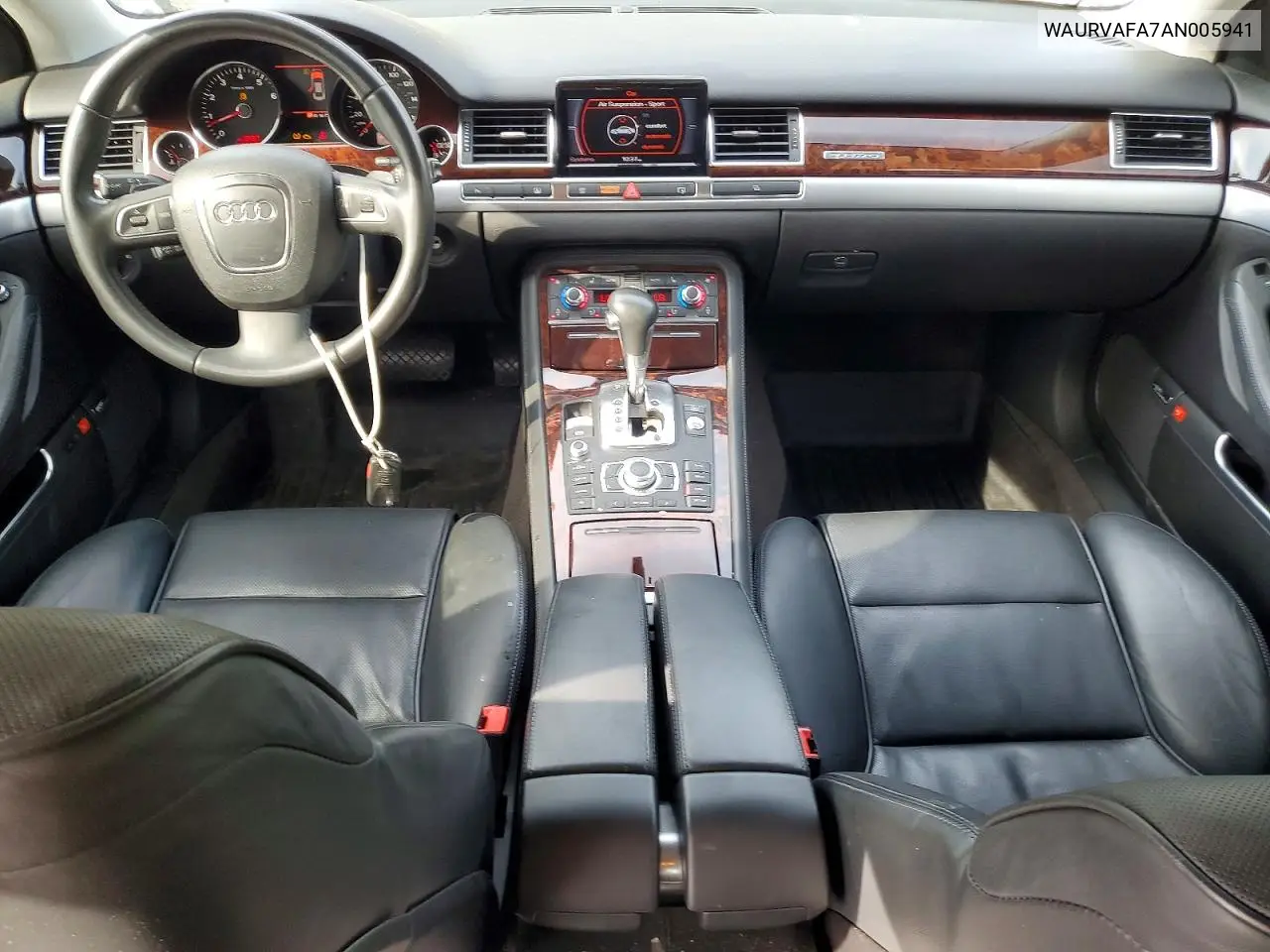 2010 Audi A8 Quattro VIN: WAURVAFA7AN005941 Lot: 47252746