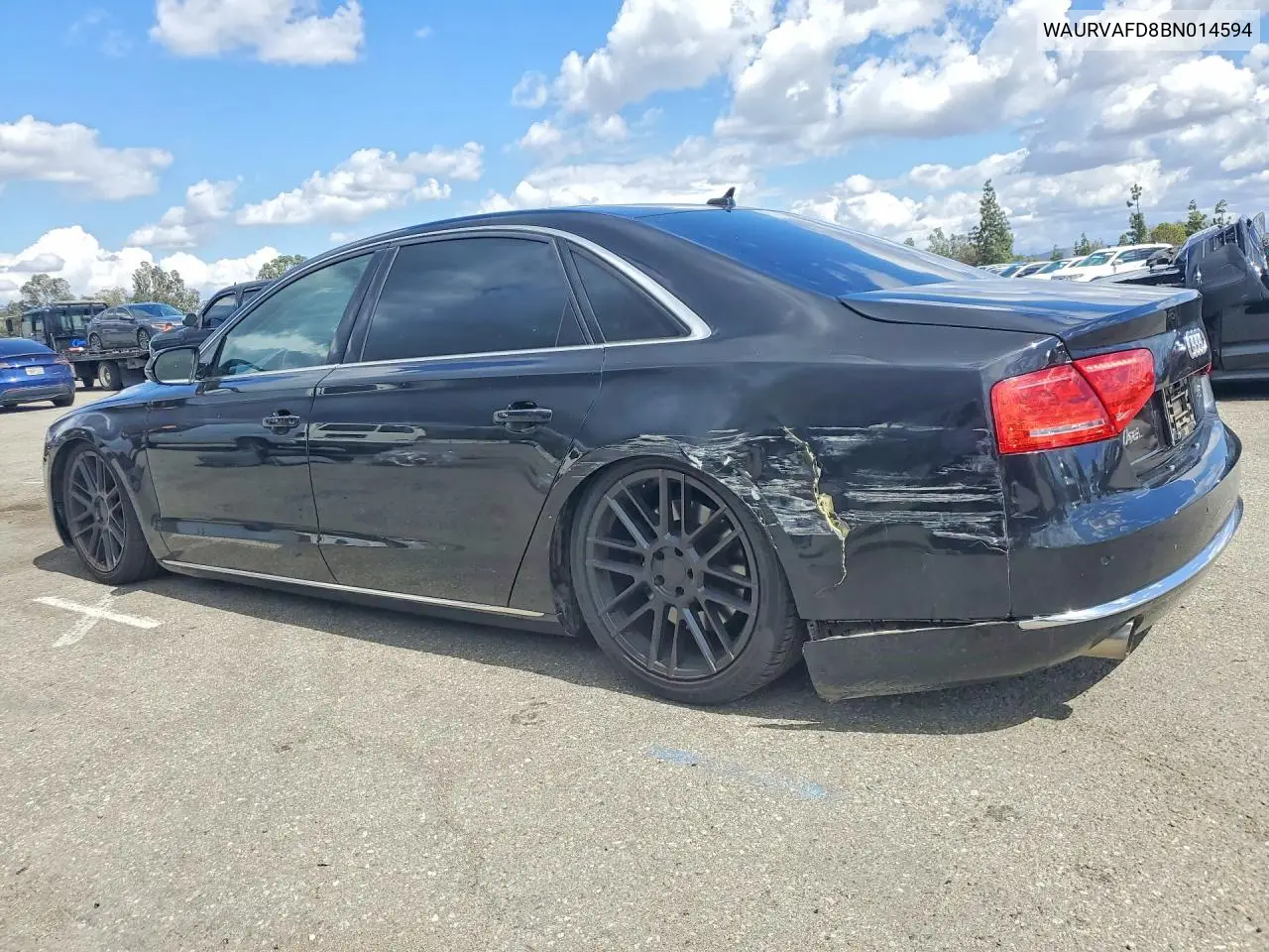 2011 Audi A8 L Quattro VIN: WAURVAFD8BN014594 Lot: 49824886