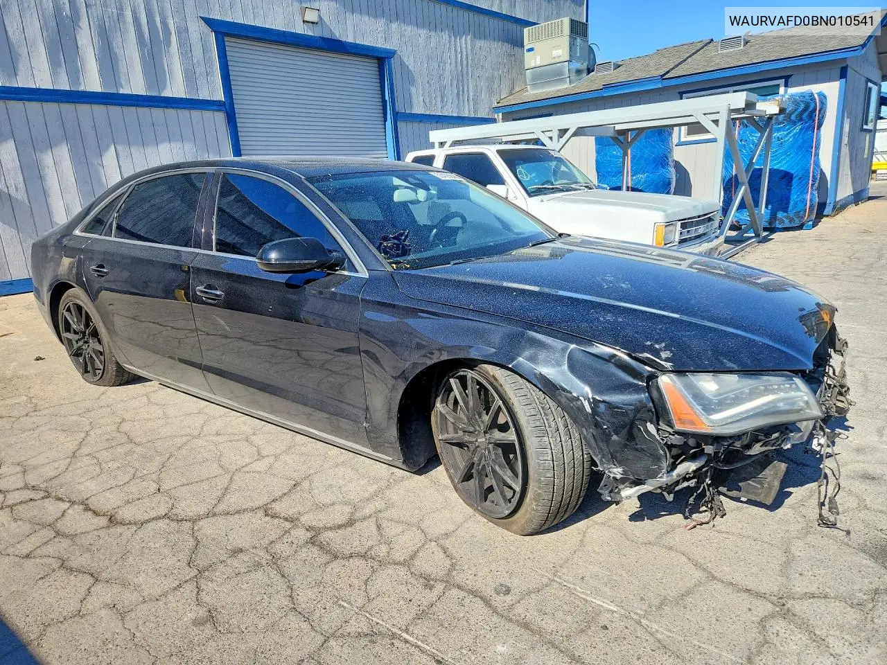 2011 Audi A8 L Quattro VIN: WAURVAFD0BN010541 Lot: 53428846