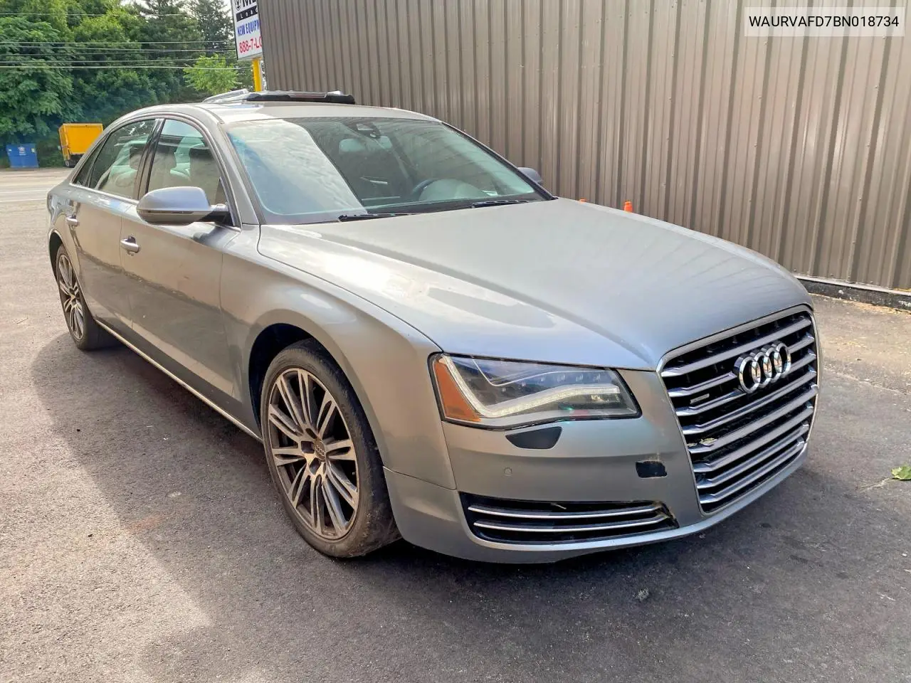 2011 Audi A8 L Quattro VIN: WAURVAFD7BN018734 Lot: 53526716