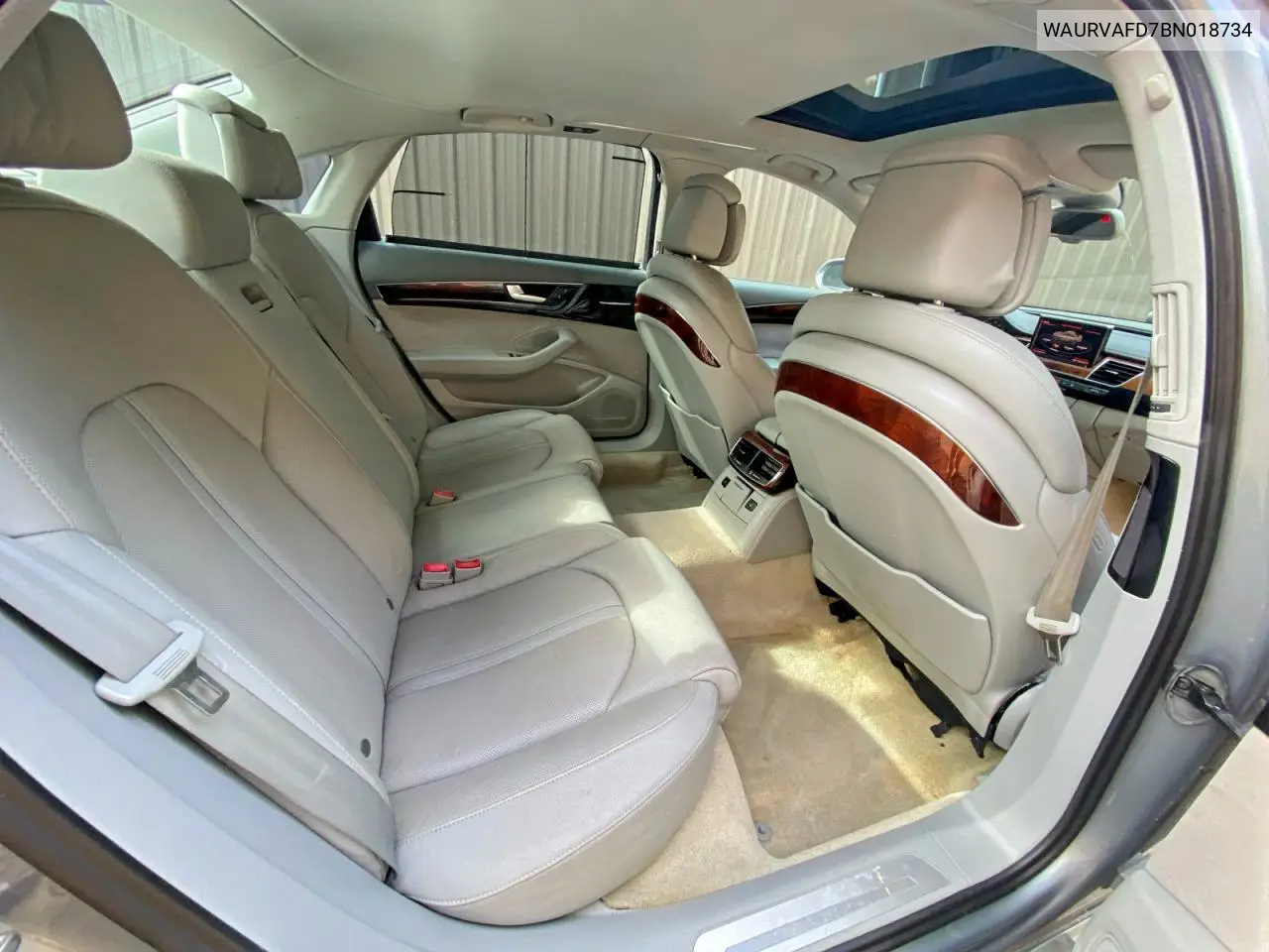 2011 Audi A8 L Quattro VIN: WAURVAFD7BN018734 Lot: 53526716
