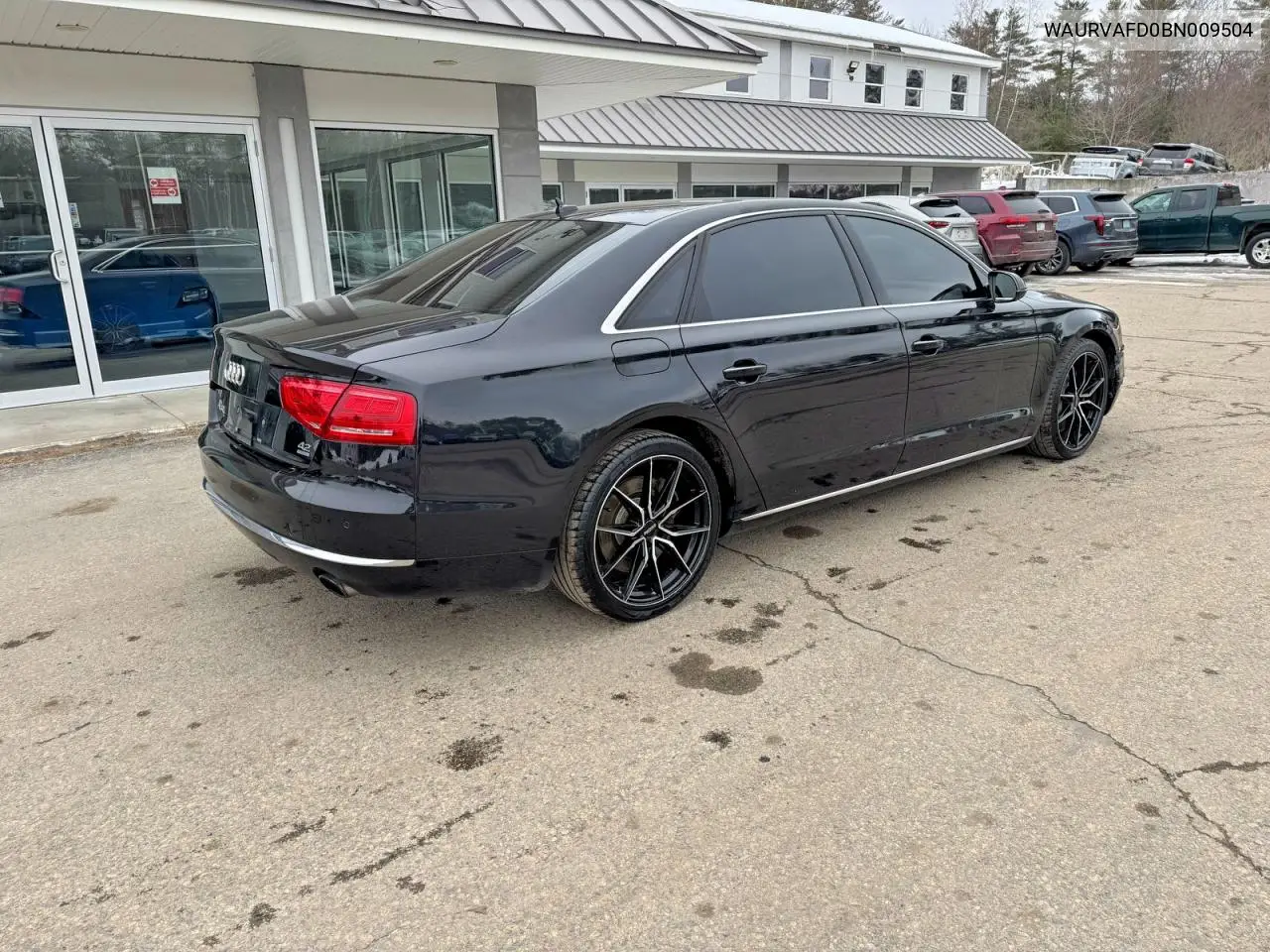 2011 Audi A8 L Quattro VIN: WAURVAFD0BN009504 Lot: 55093456