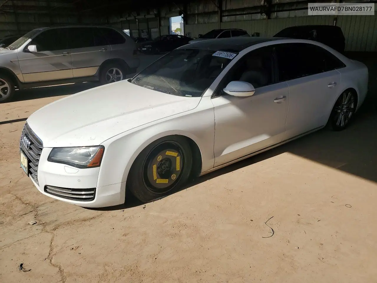 2011 Audi A8 L Quattro VIN: WAURVAFD7BN028177 Lot: 55617506