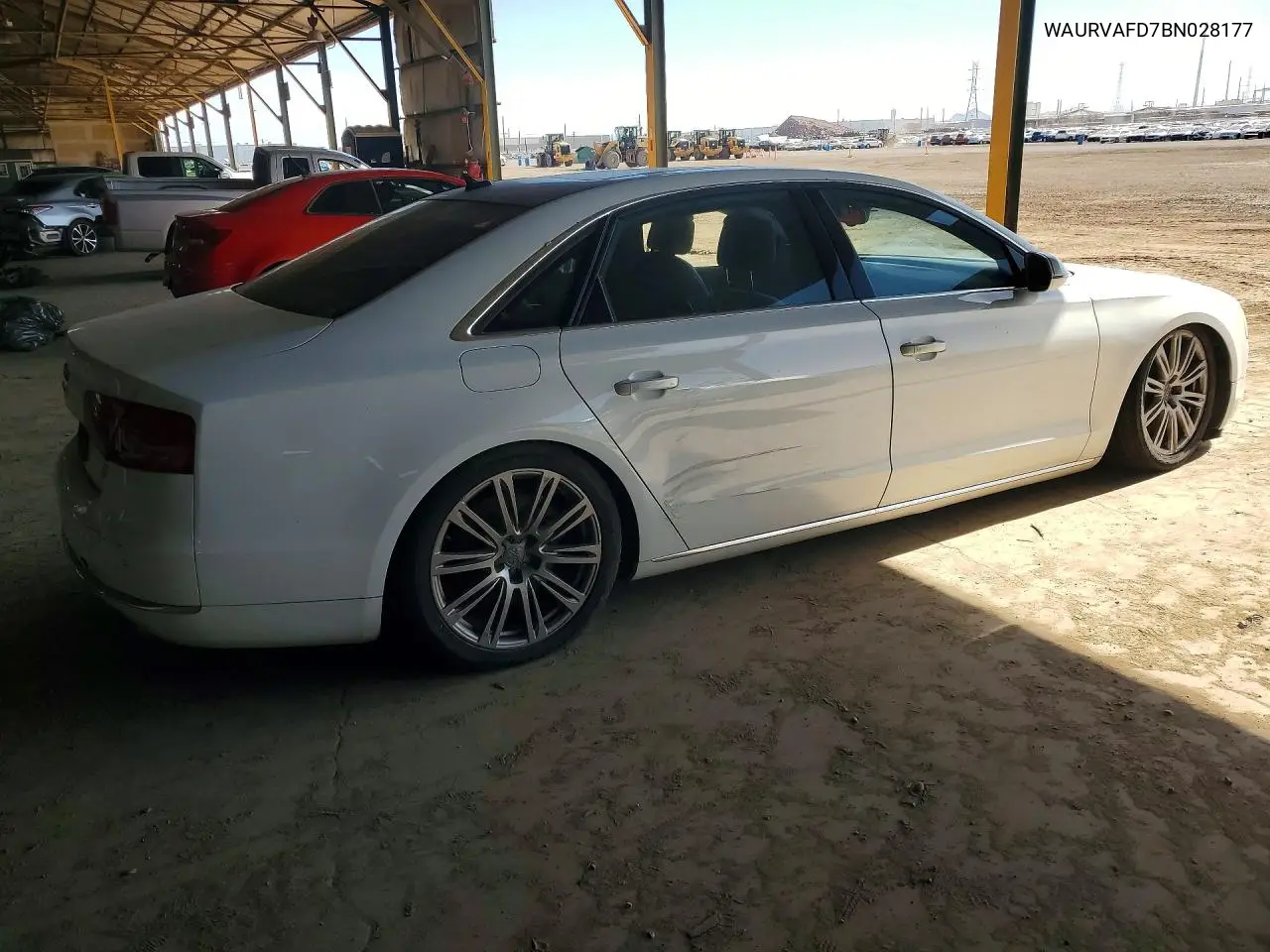 2011 Audi A8 L Quattro VIN: WAURVAFD7BN028177 Lot: 55617506