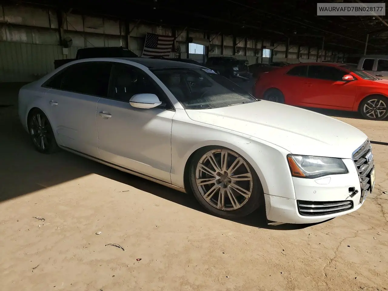 2011 Audi A8 L Quattro VIN: WAURVAFD7BN028177 Lot: 55617506