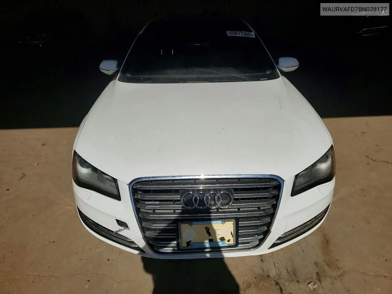 2011 Audi A8 L Quattro VIN: WAURVAFD7BN028177 Lot: 55617506