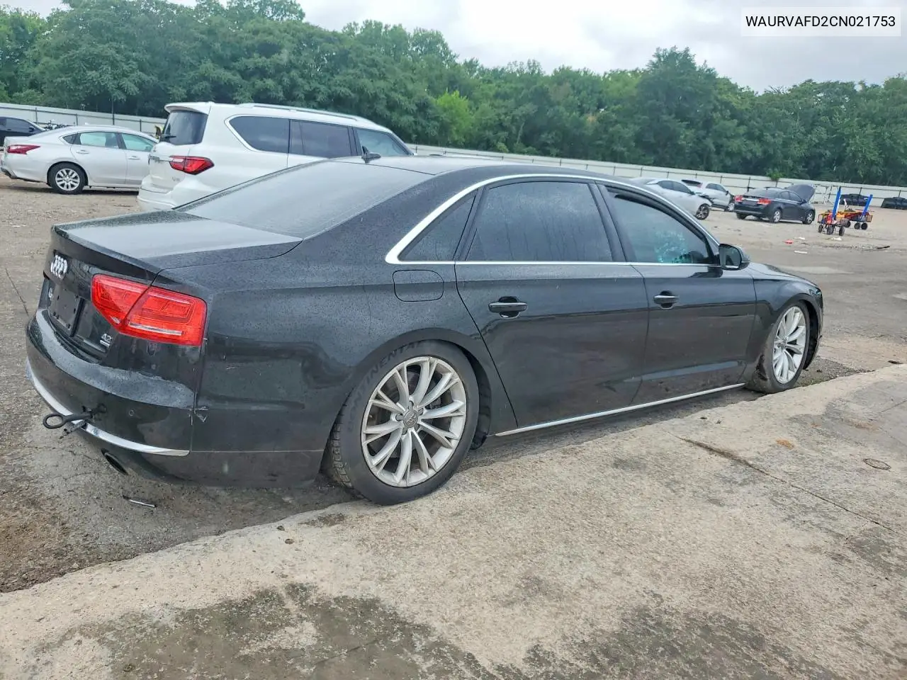 2012 Audi A8 L Quattro VIN: WAURVAFD2CN021753 Lot: 55016136