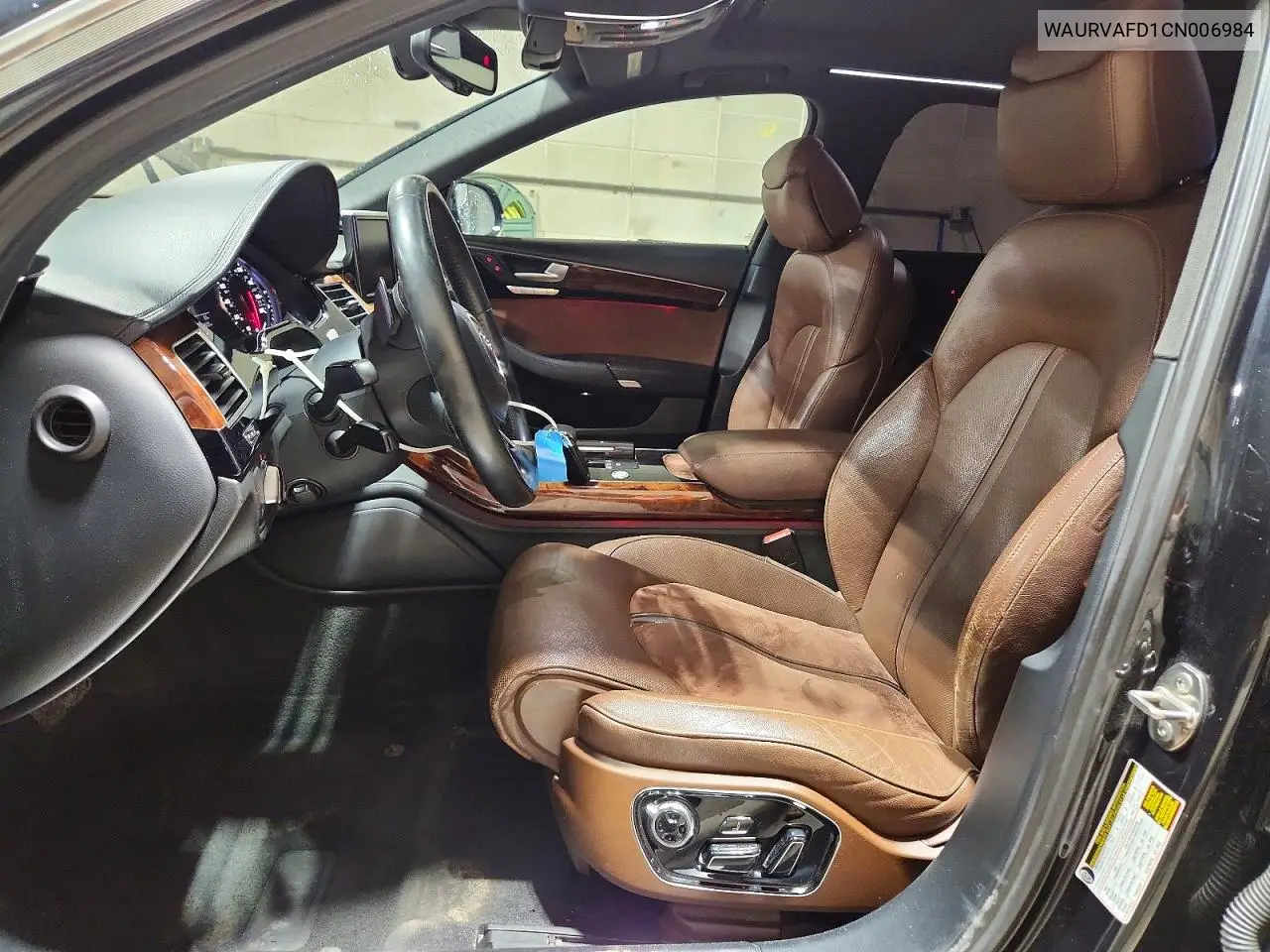 2012 Audi A8 L Quattro VIN: WAURVAFD1CN006984 Lot: 55751546