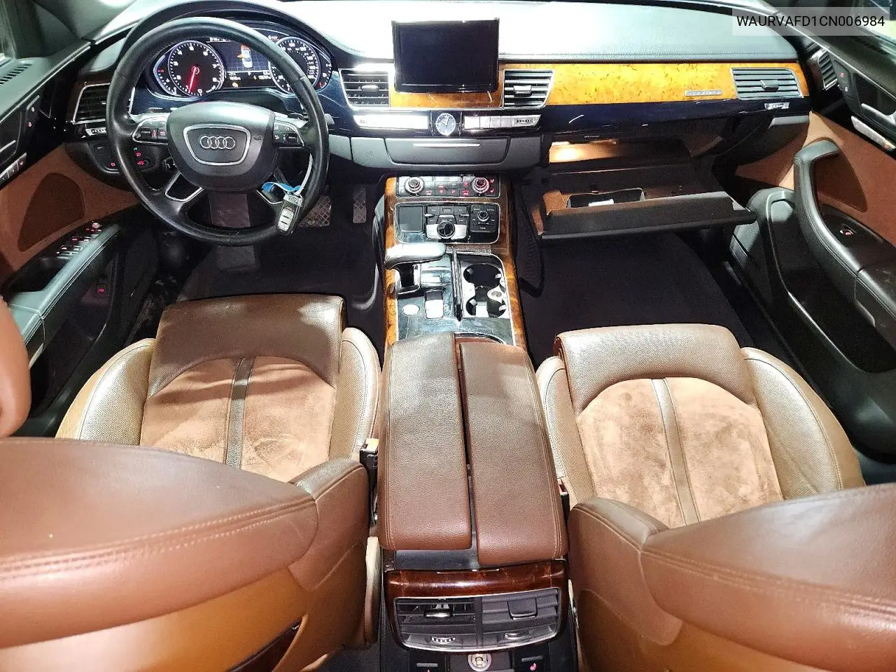 2012 Audi A8 L Quattro VIN: WAURVAFD1CN006984 Lot: 55751546