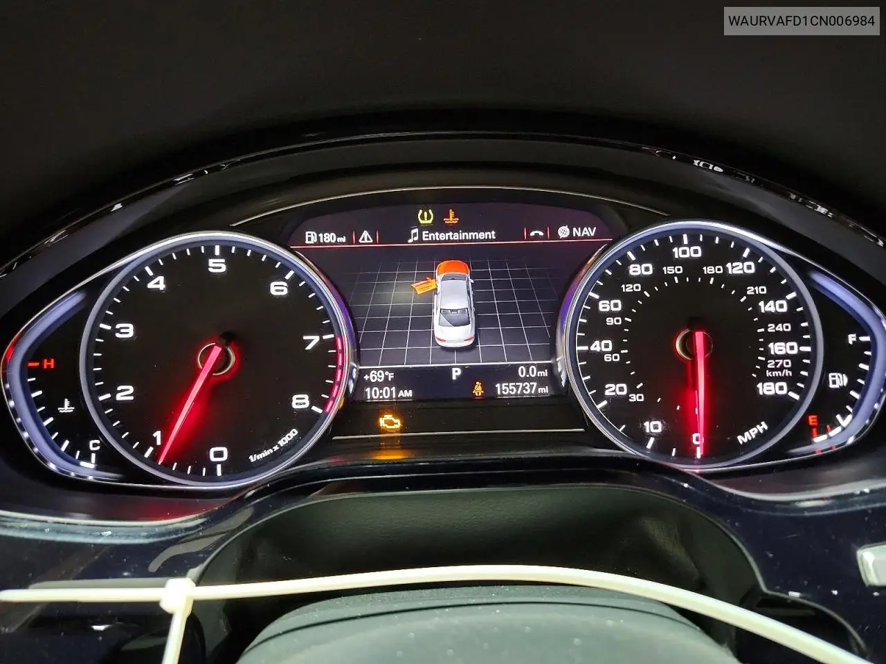 2012 Audi A8 L Quattro VIN: WAURVAFD1CN006984 Lot: 55751546