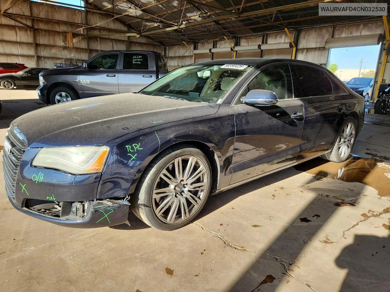 2012 Audi A8 L Quattro VIN: WAURVAFD4CN032530 Lot: 56356426
