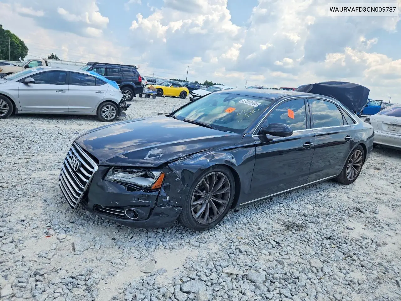 2012 Audi A8 L Quattro VIN: WAURVAFD3CN009787 Lot: 57066906