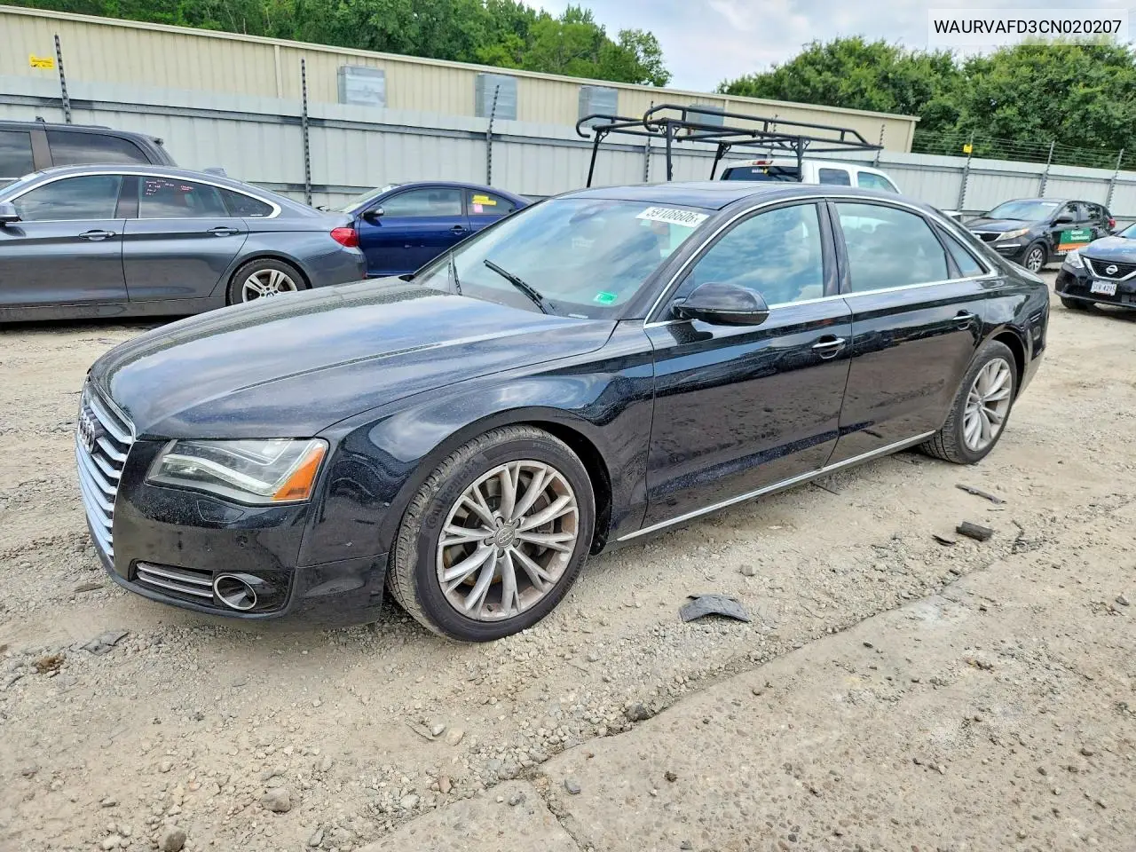 2012 Audi A8 L Quattro VIN: WAURVAFD3CN020207 Lot: 59108606