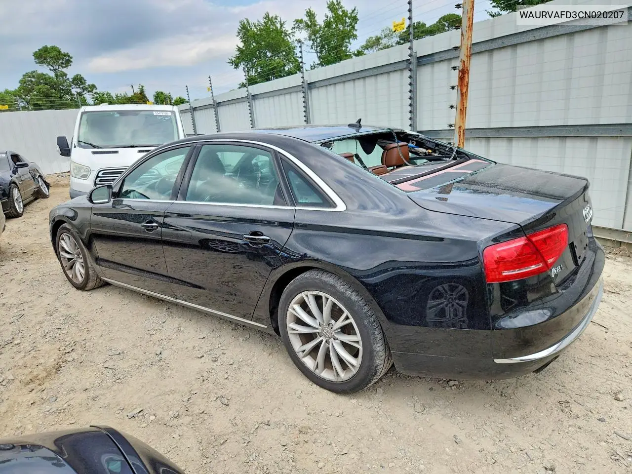 2012 Audi A8 L Quattro VIN: WAURVAFD3CN020207 Lot: 59108606