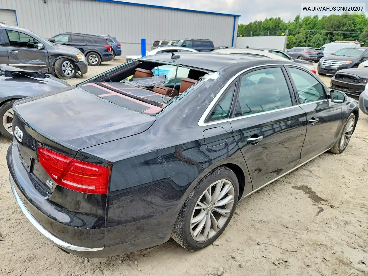 2012 Audi A8 L Quattro VIN: WAURVAFD3CN020207 Lot: 59108606