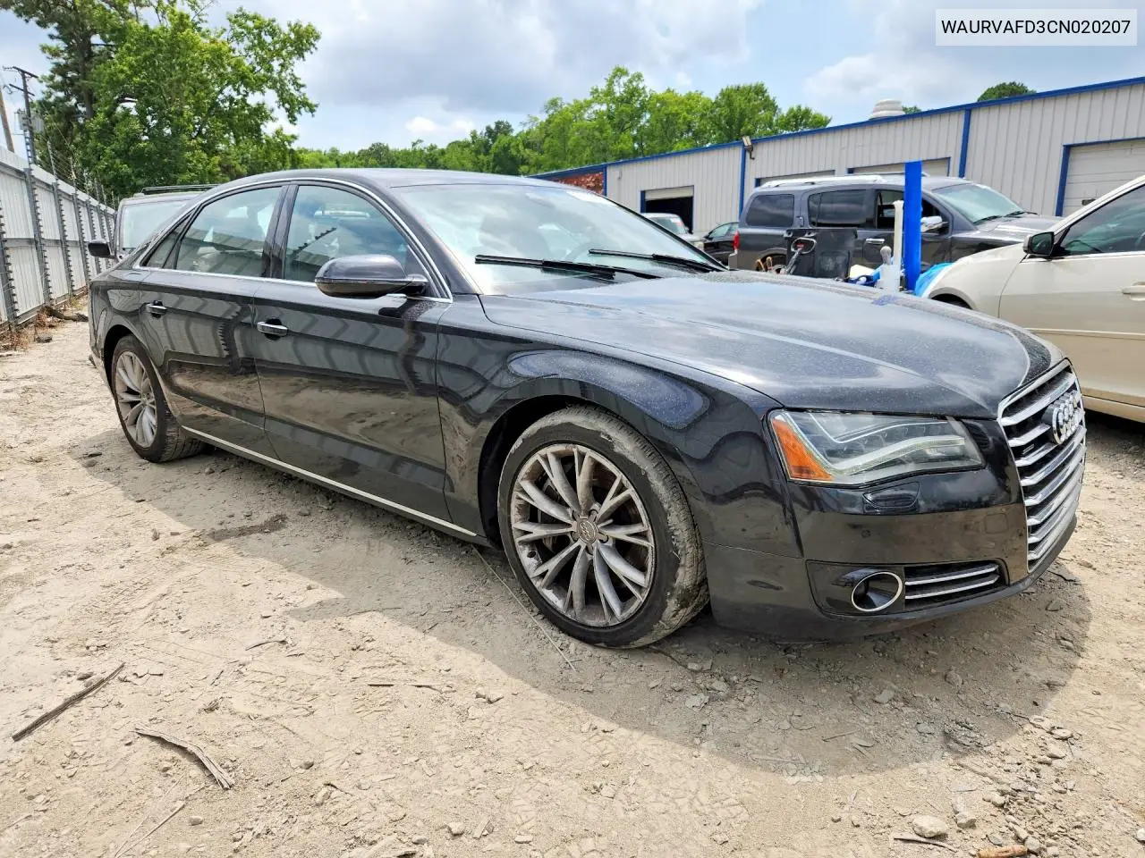 2012 Audi A8 L Quattro VIN: WAURVAFD3CN020207 Lot: 59108606