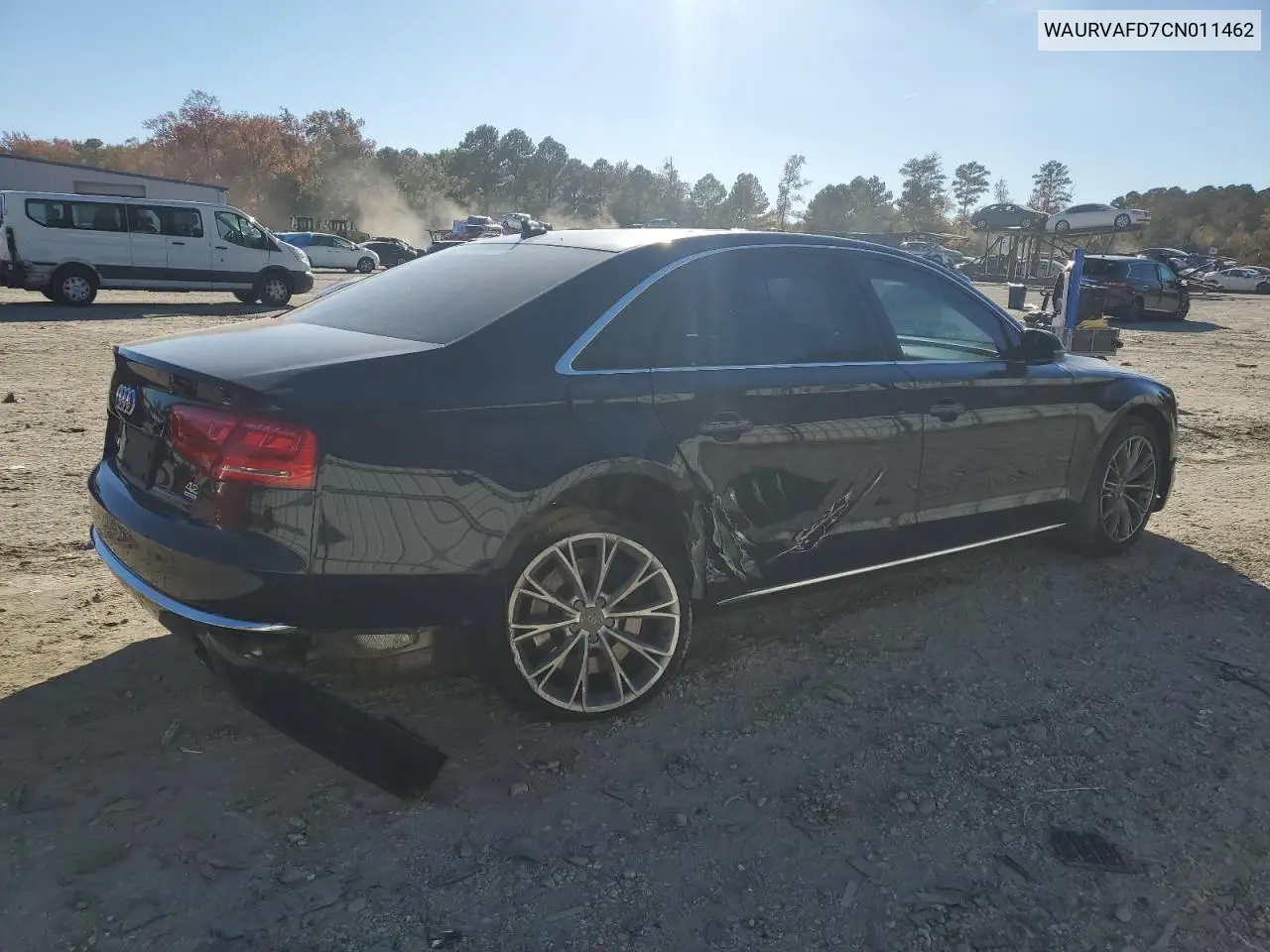 2012 Audi A8 L Quattro VIN: WAURVAFD7CN011462 Lot: 91239015