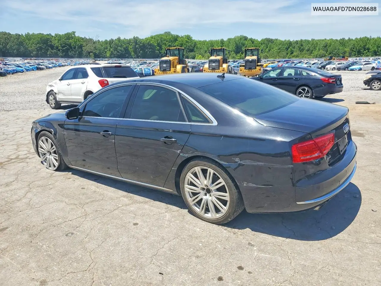 2013 Audi A8 Quattro VIN: WAUAGAFD7DN028688 Lot: 53366996