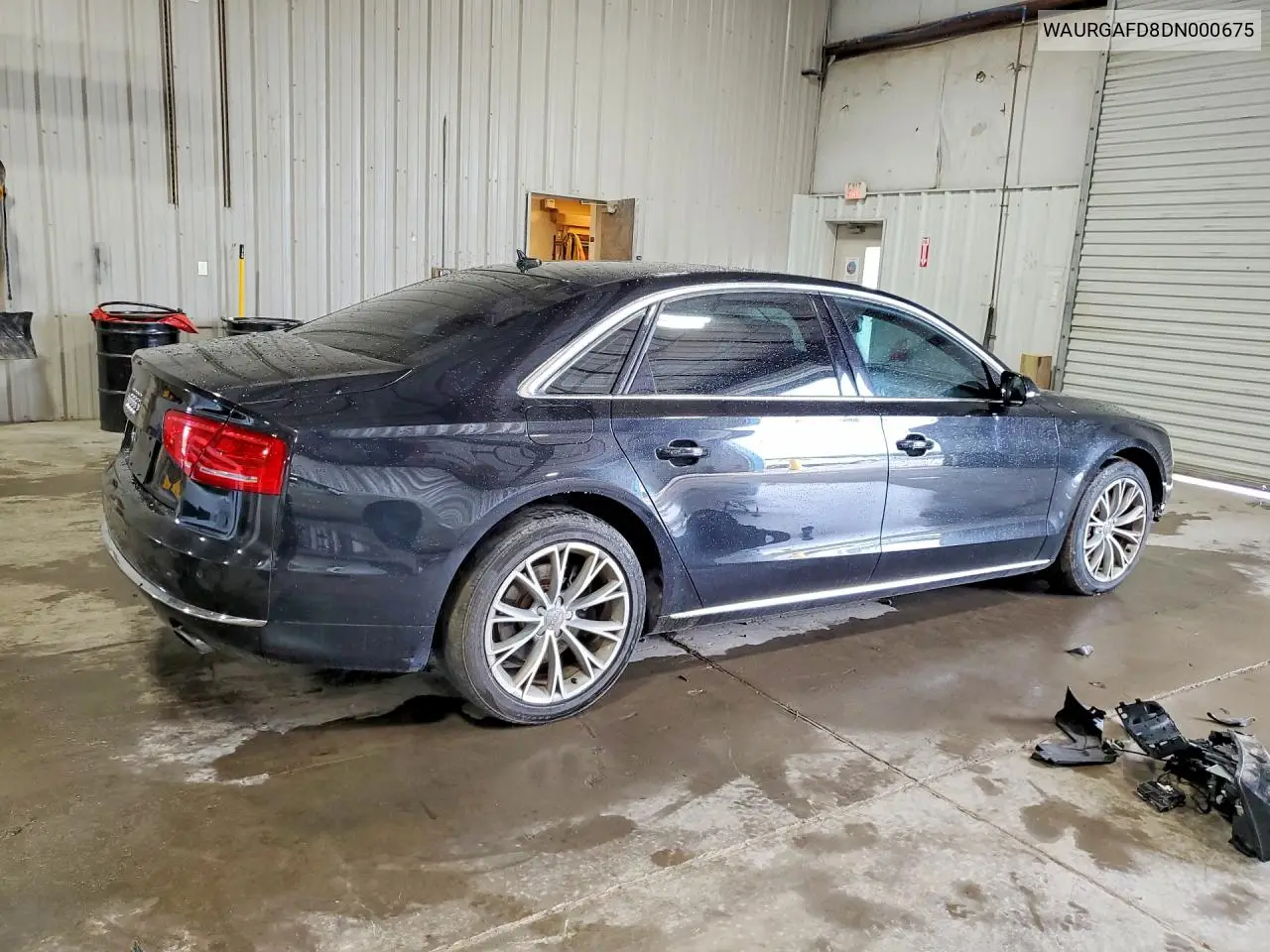 2013 Audi A8 L Quattro VIN: WAURGAFD8DN000675 Lot: 57200076