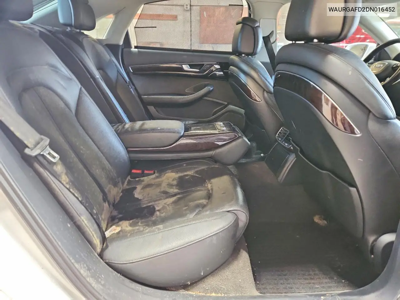2013 Audi A8 L Quattro VIN: WAURGAFD2DN016452 Lot: 58972346