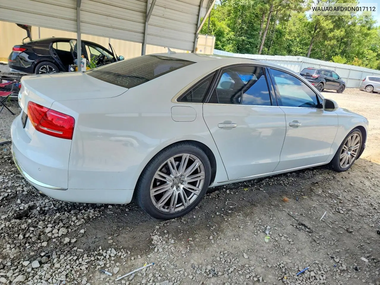 2013 Audi A8 Quattro VIN: WAUAGAFD9DN017112 Lot: 59338356