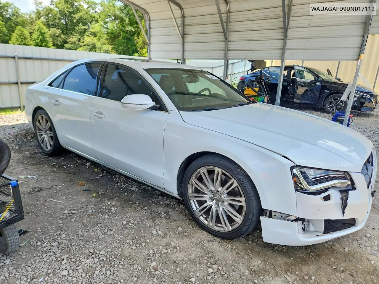 2013 Audi A8 Quattro VIN: WAUAGAFD9DN017112 Lot: 59338356