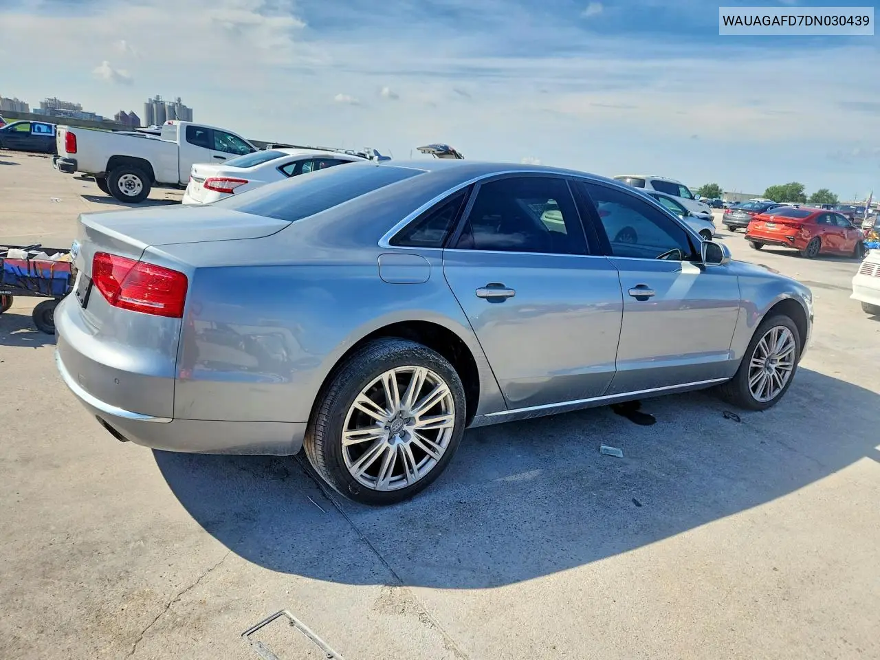 2013 Audi A8 Quattro VIN: WAUAGAFD7DN030439 Lot: 59403376