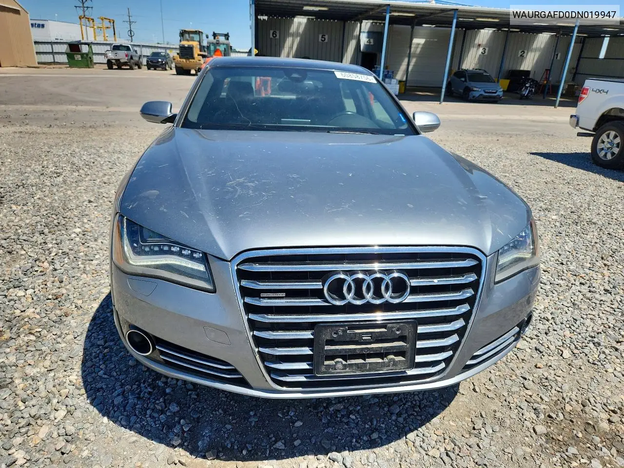 2013 Audi A8 L Quattro VIN: WAURGAFD0DN019947 Lot: 60858756