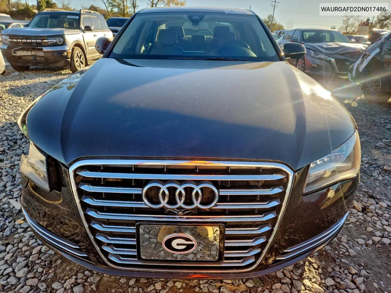 2013 Audi A8 L Quattro VIN: WAURGAFD2DN017486 Lot: 97714695