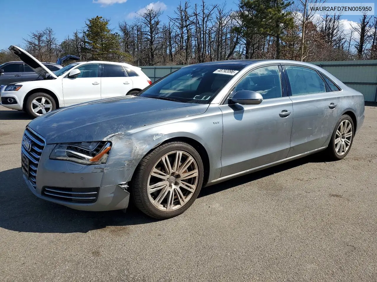 2014 Audi A8 L Quattro VIN: WAUR2AFD7EN005950 Lot: 48792096