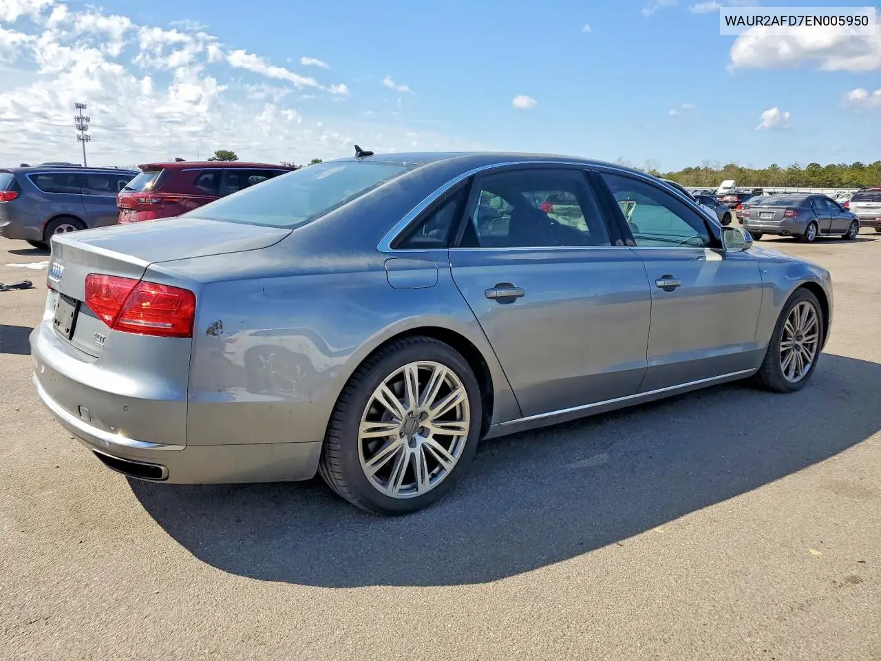 2014 Audi A8 L Quattro VIN: WAUR2AFD7EN005950 Lot: 48792096