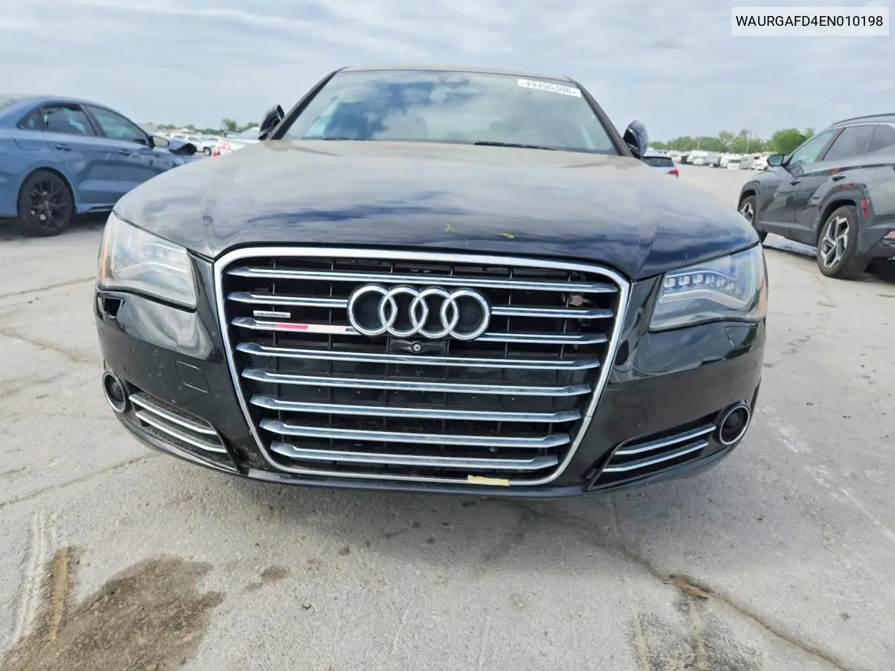 2014 Audi A8 L Quattro VIN: WAURGAFD4EN010198 Lot: 49495306