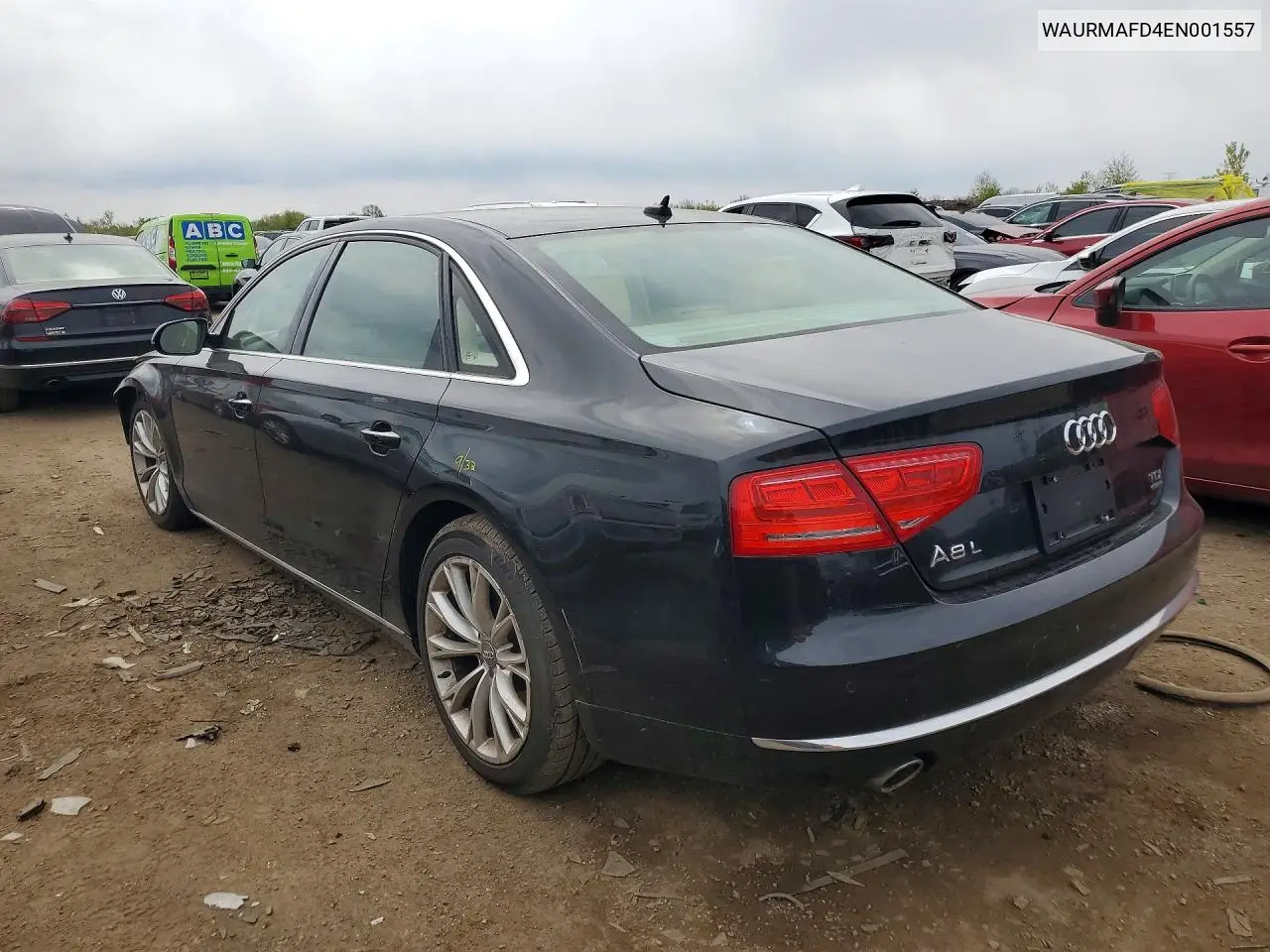 2014 Audi A8 L Tdi Quattro VIN: WAURMAFD4EN001557 Lot: 51189306