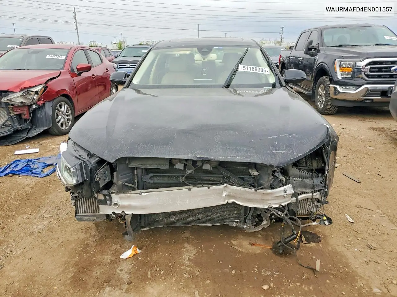 2014 Audi A8 L Tdi Quattro VIN: WAURMAFD4EN001557 Lot: 51189306